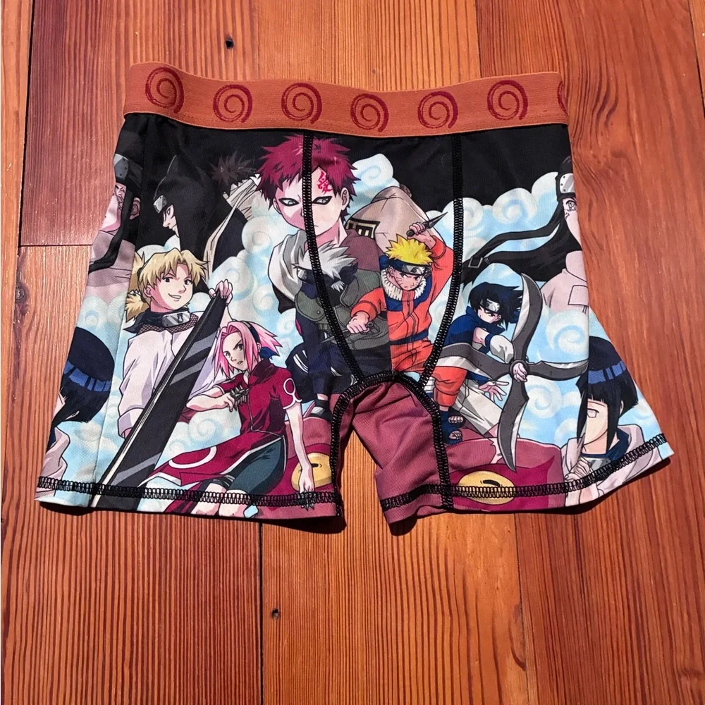 Naruto Boy’s Themed Boxer Briefs Set of 5, Size 8